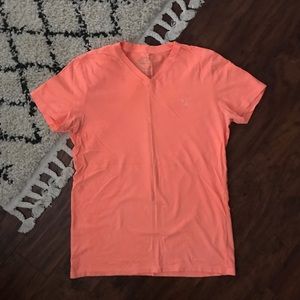 Men’s AE v-neck size medium, neon orange